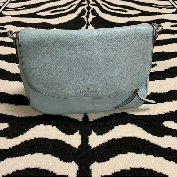 Kate Spade Jackson Blue Flap Shoulder Bag - Picture 4 of 15